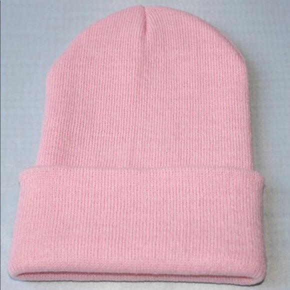 HP Baby Pink Beanie Took Winter Hat New - Picture 4 of 5